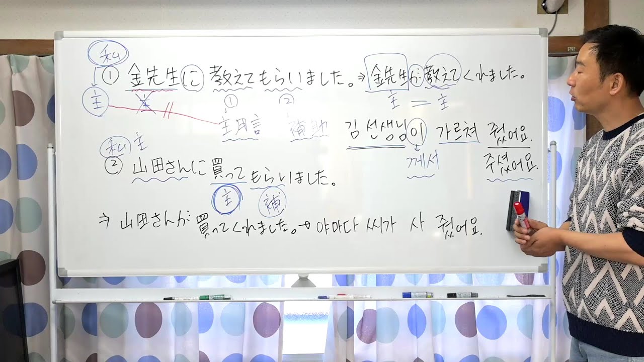 主用言と補助用言の話　주용언과 보조용언 이야기