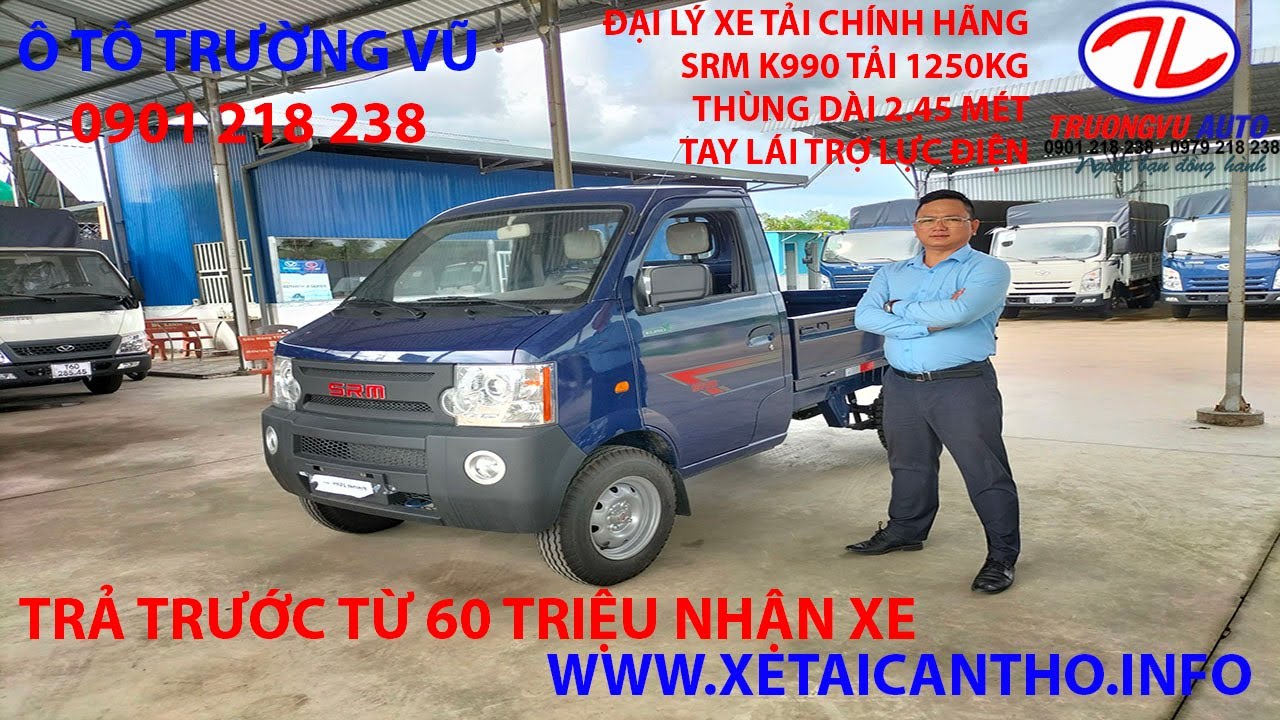Đánh giá xe tải Shineray SRM K990 1150kg | Ô Tô Trường Vũ bán xe tải trả góp | 0901218238 - Mr Hợp