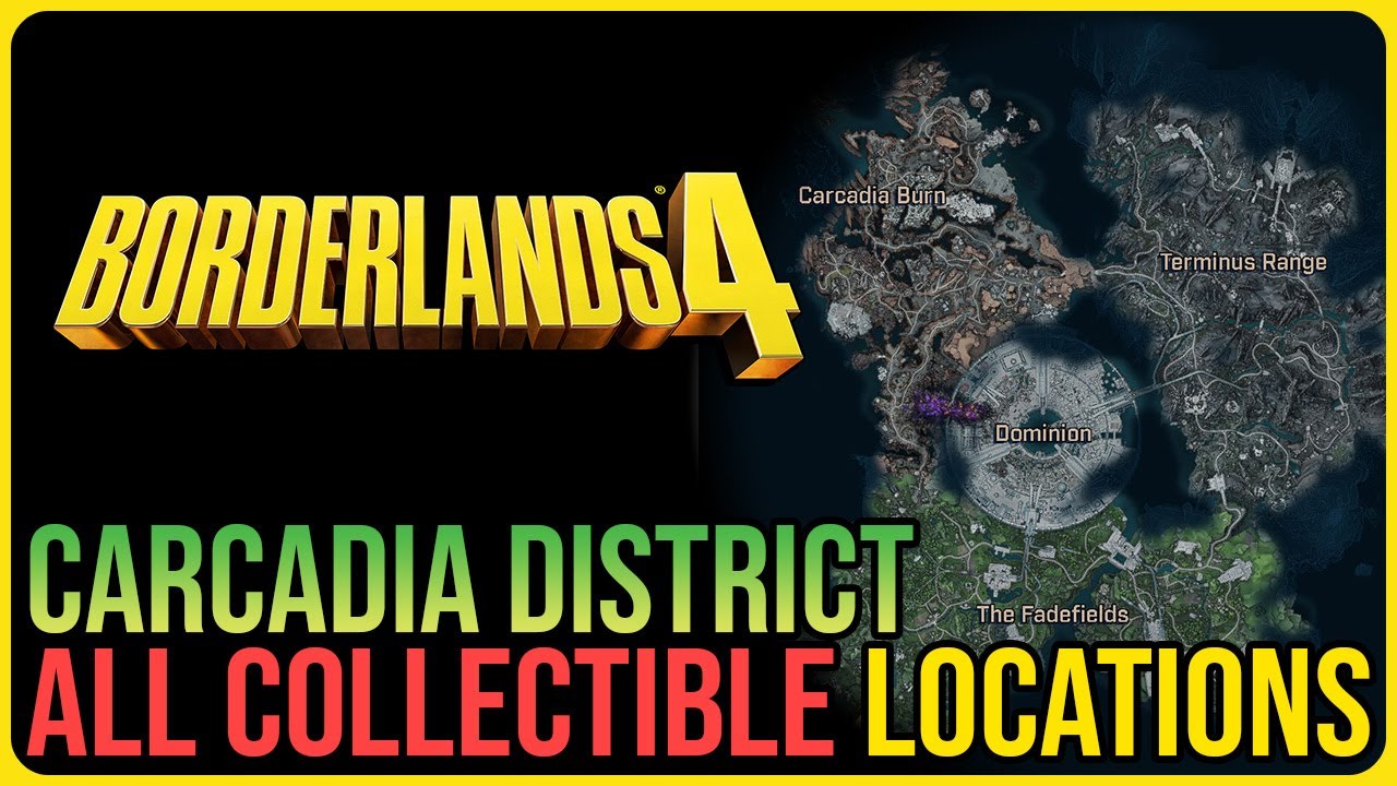 All Carcadia District Collectibles &ndash; Borderlands 4