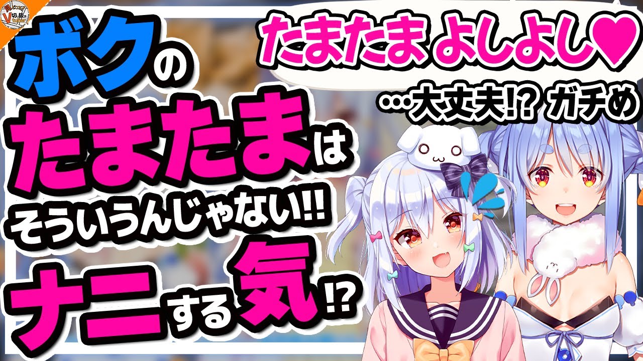 【語尾暴走?】初タイマンでウサギ鍋にするとんでもサイコパス犬山たまき!?【#ぺこたま 兎田ぺこら】