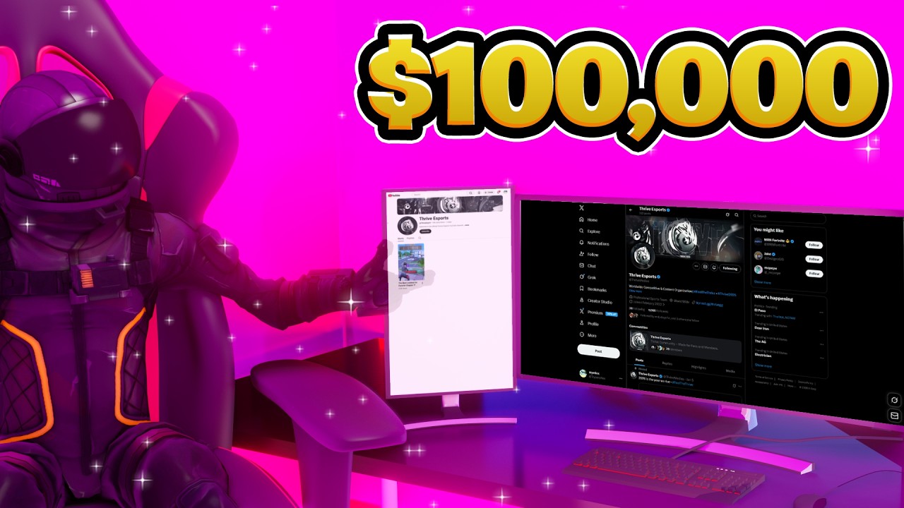 Thrives 100,000$ setup tour (IT GETS CRAZY)
