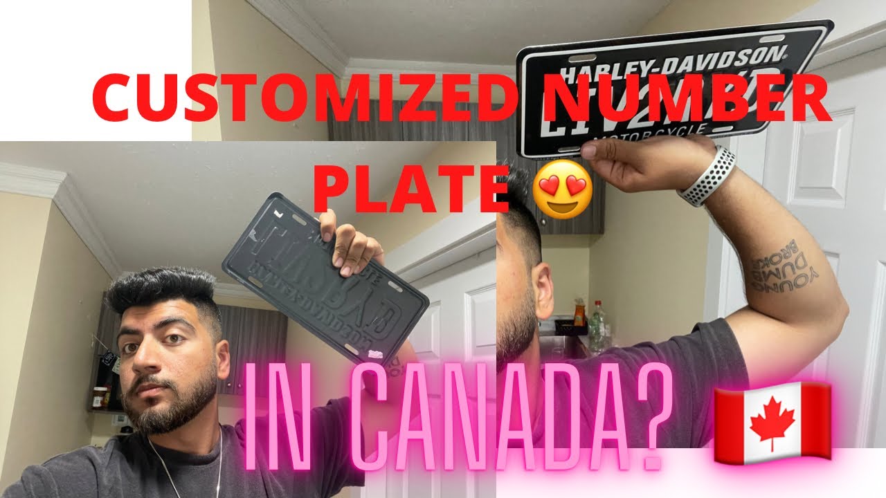 HOW TO 🇨🇦GET CUSTOMIZED NUMBER PLATE IN CANADA?🇨🇦 🏎
