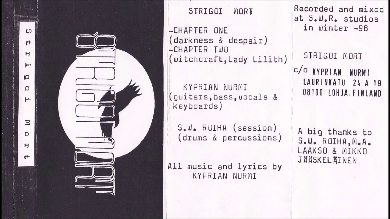 Strigoi Mort [FIN] [Black/Doom] 1996 - Promo/Demo I (Full Demo)