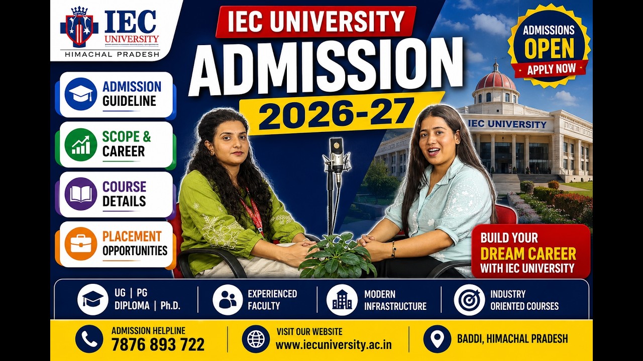 IEC University Admission 2026-27 | Apply Now | Call- 7876893700 | Admissions Open | IEC University |