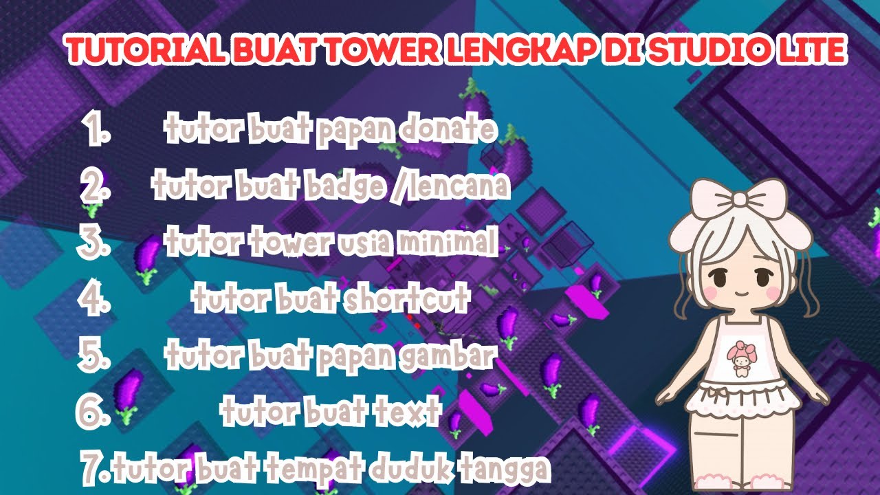 TUTORIAL STUDIO LITE LENGKAP UNTUK BUAT TOWER