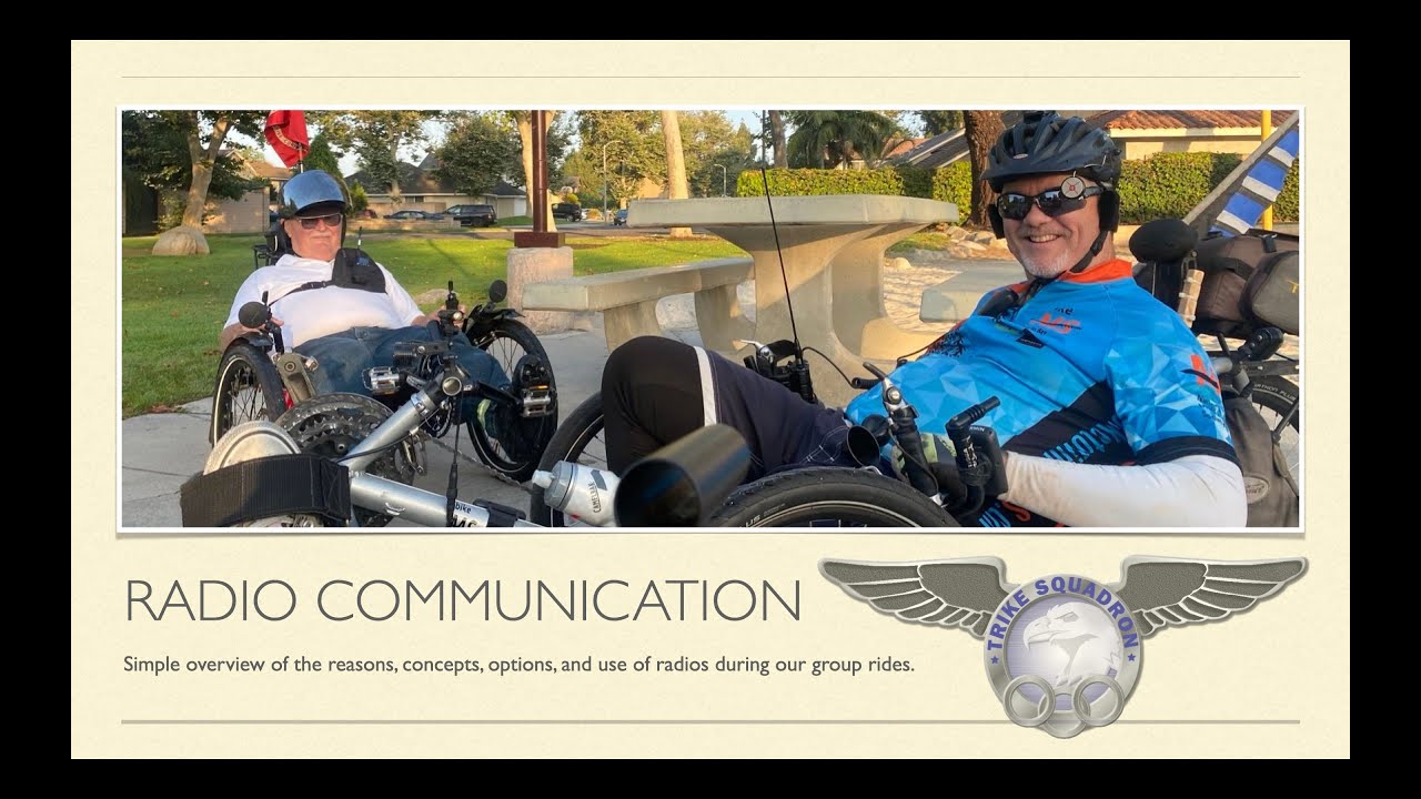 FRS & GMRS Two-way radio communication for Trike Squadron