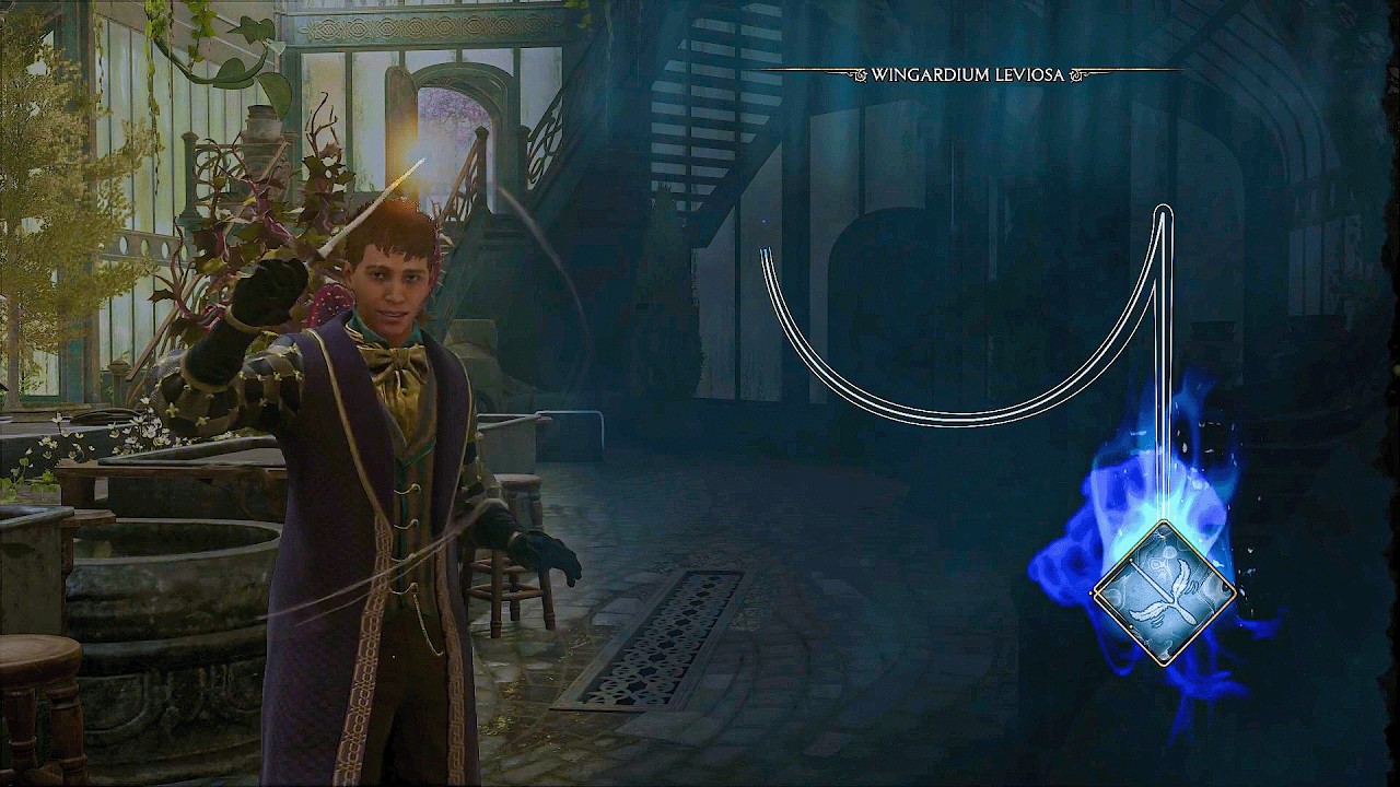 Игровой процесс Hogwarts Legacy - Задание 1 профессора Гарлика