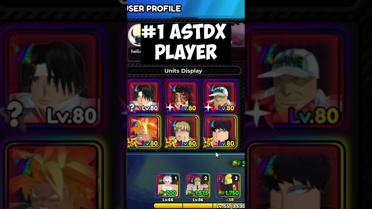#1 Player in ASTD X has INSANE UNITS!