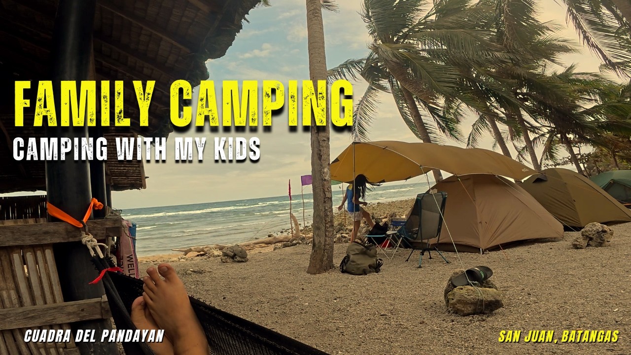 Family Beach Camping in San Juan, Batangas | Safe & Budget Camping at Cuadra del Pandayan