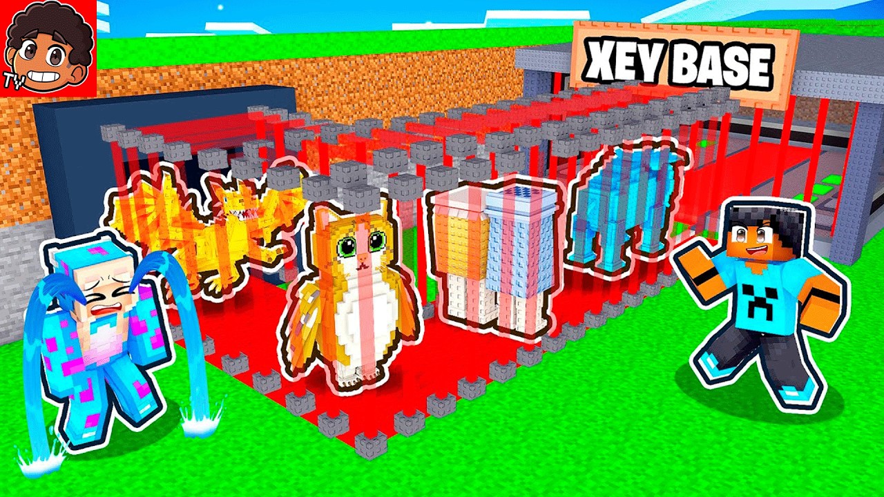 LASER INFINITO Pra Roubar BRAINROT no Minecraft!