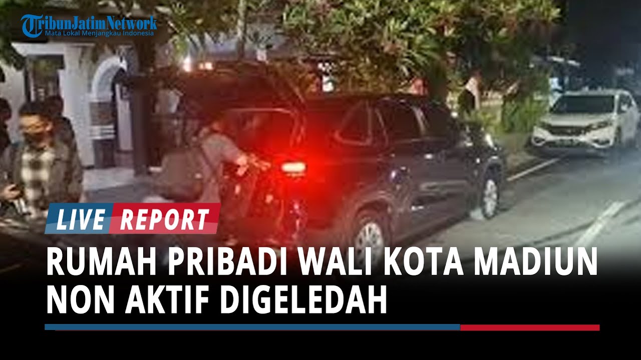 Rumah Pribadi Wali Kota Madiun Non Aktif Digeledah, Diduga Penyidik Keluar Membawa Satu Koper