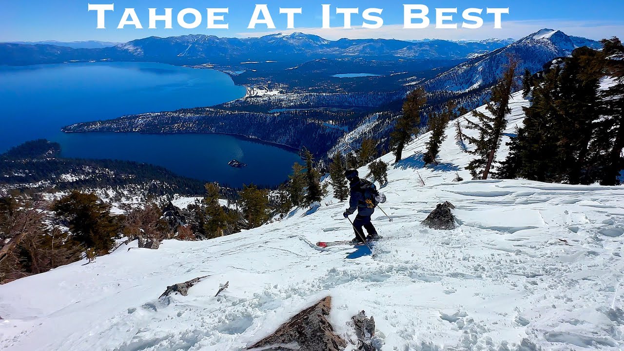 What Back Country Skiing Dreams are Made of!   A Tahoe Classic- Eagle Chute.