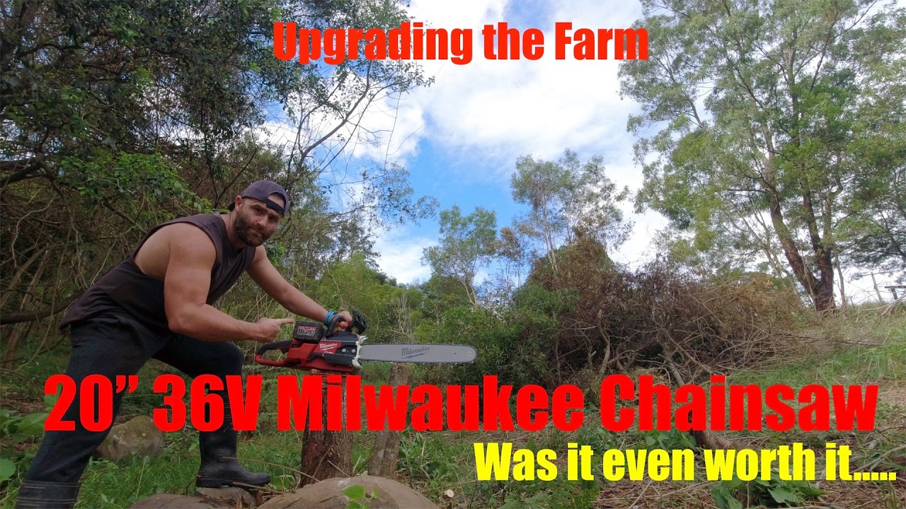 20 Inch Milwaukee Battery Chainsaw Tested!