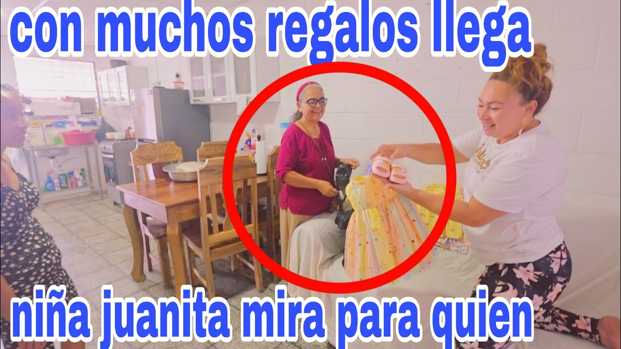 Llega niña juanita con muchos regalos mira para quien es😱😳🥹
