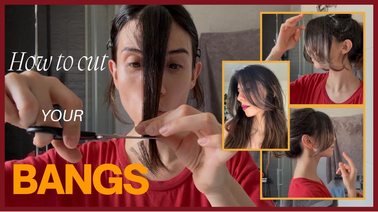 Corta tu flequillo en casa super fácil | How to cut your bangs 