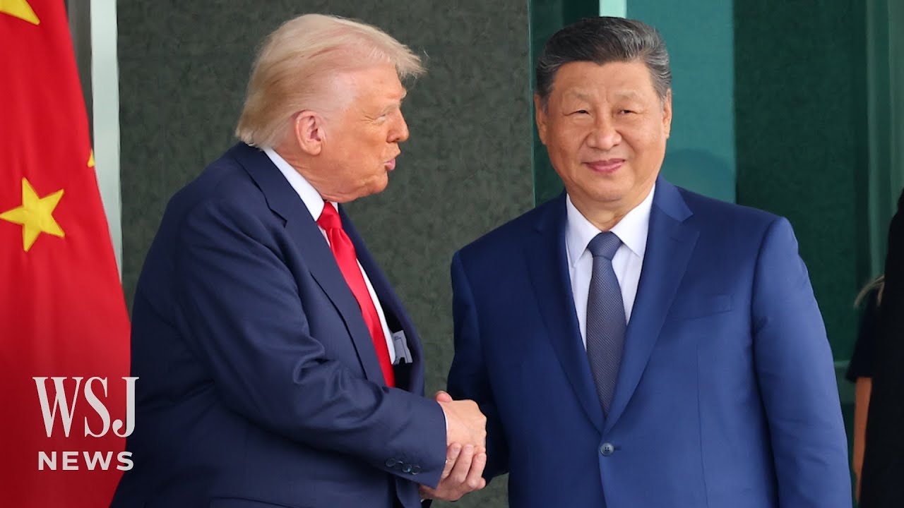 Трамп назвал «удивительной» встречу с председателем КНР Си Цзиньпином | WSJ News