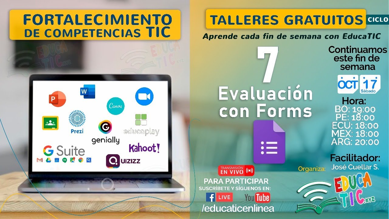 Taller 7: Elaboración de evaluaciones con Forms