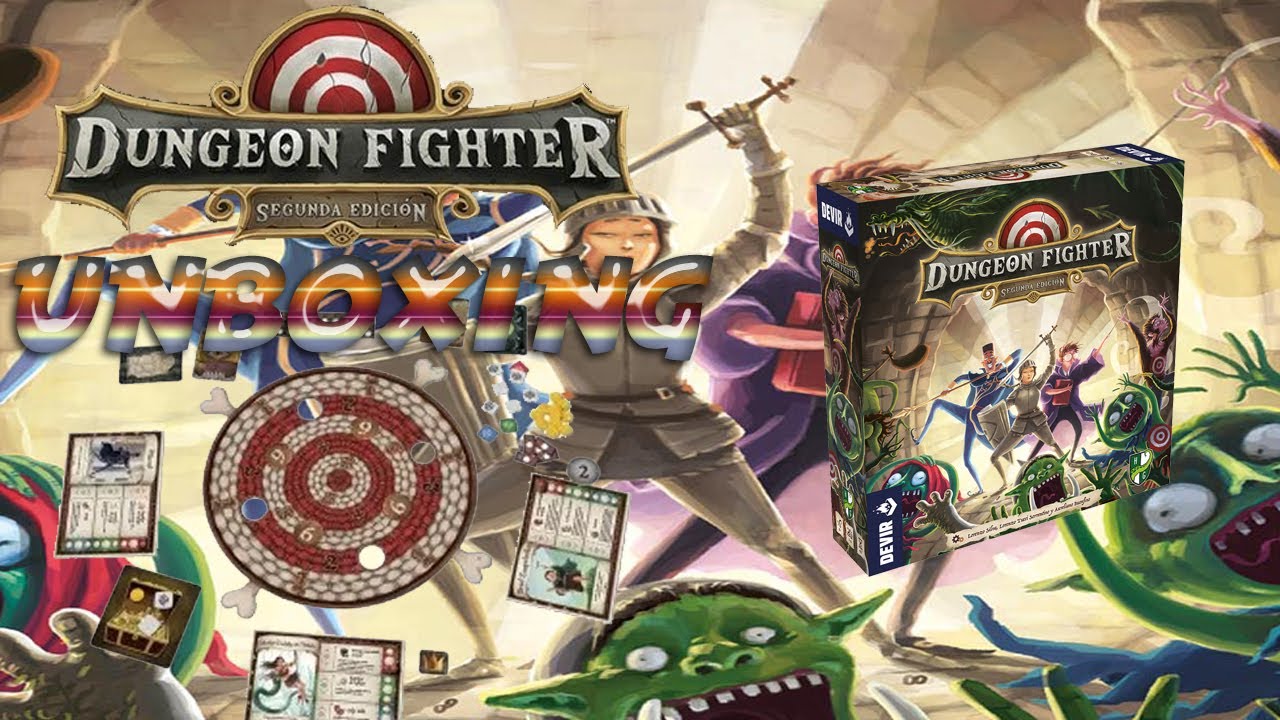 Dungeon Fighter Segunda Edición- Unboxing Español- Tu Turno
