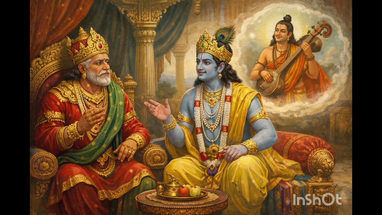 #mahabharatham #tamil #upanyasam #ugrasena & #krishna discuss #naradha's #significance Ep 1488/235