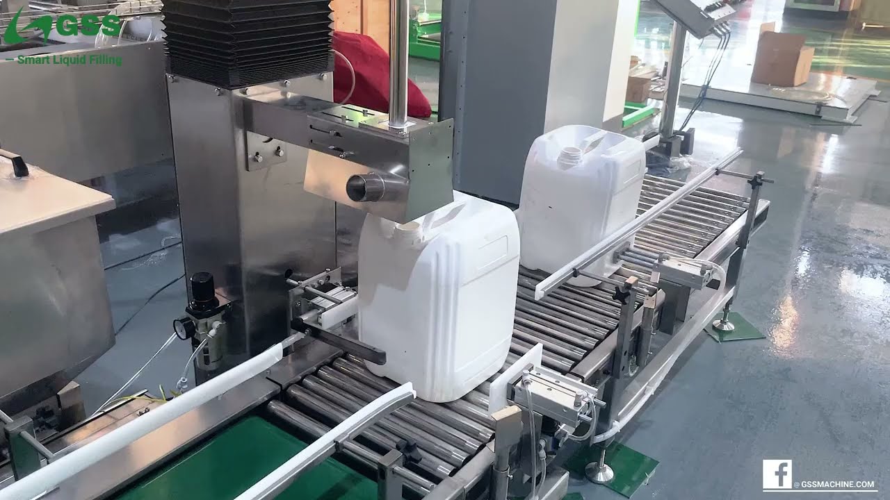 Explosion-proof and corrosion-resistant jerry can filling system for solvent | #fillingmachine