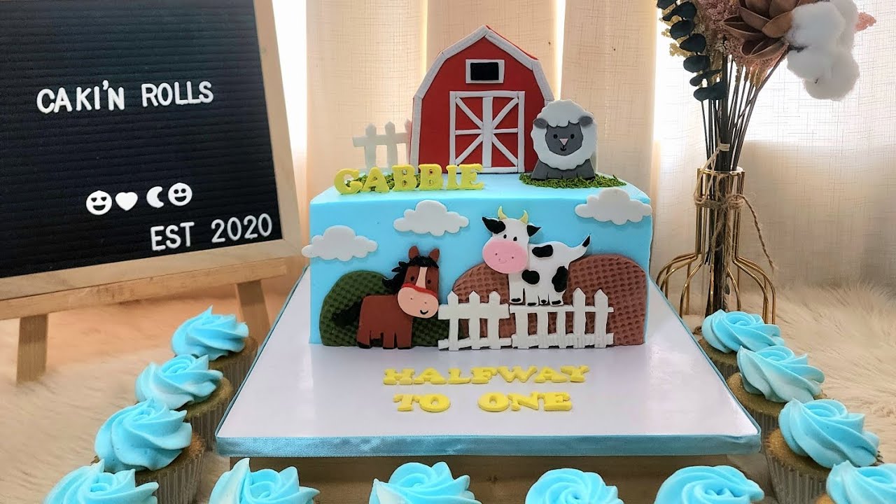 Half Cake | easy cake decorating