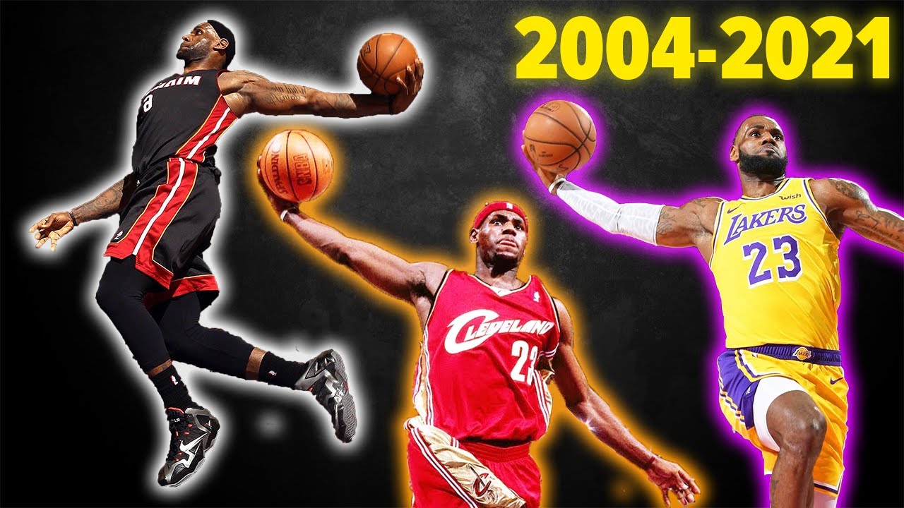 Lebron James Tomahawk Dunks Through The Years (2004-2021)