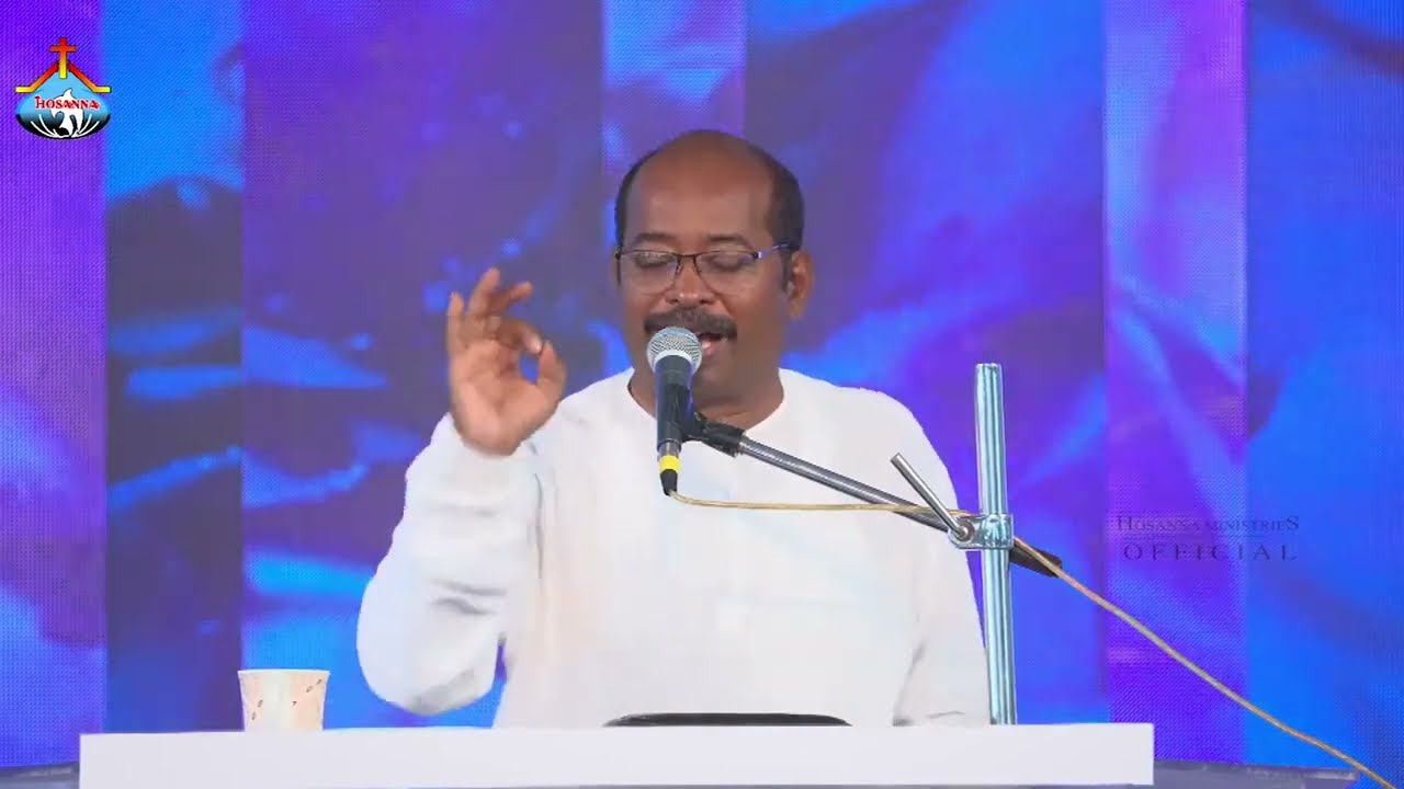 ఆర్భాటముతో ప్రధాన దూత - Arbatamutho | Hosanna Live Song - Ps.Freddy Paul garu