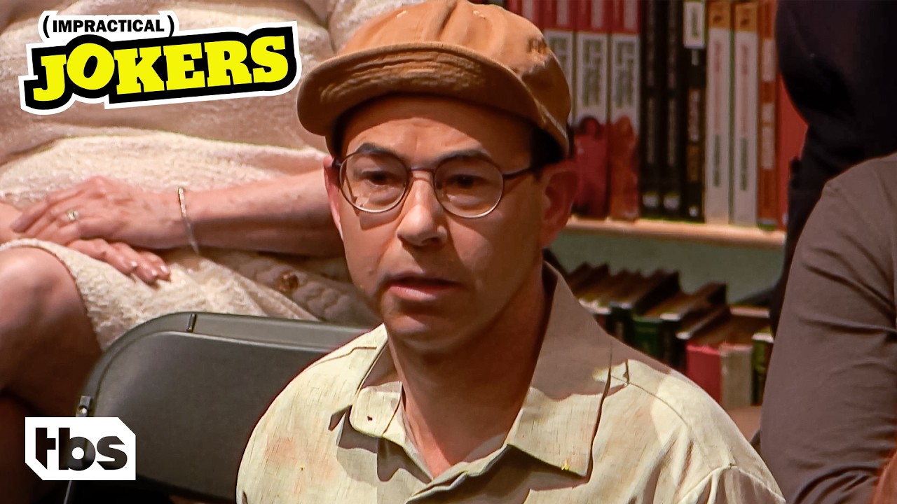 Murr Obnoxiously Interrupts Brad Meltzer&rsquo;s Book Signing (Clip) | Impractical Jokers | TBS