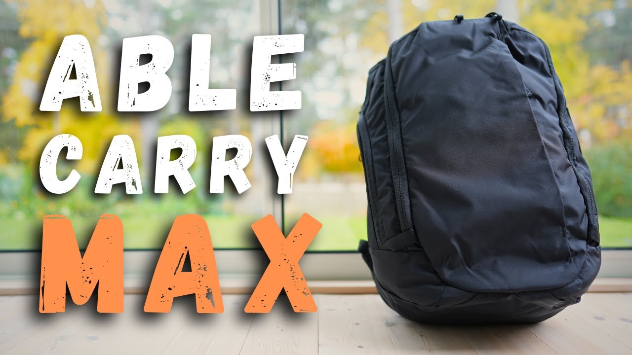 Able Carry Max Backpack Review - What You NEED to Know