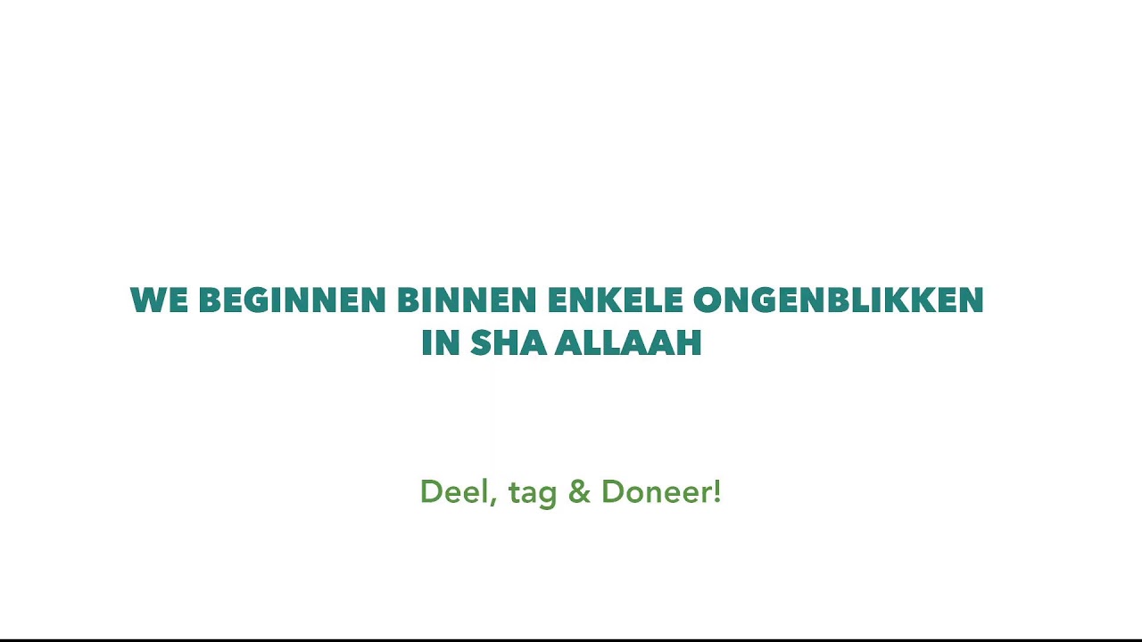 Inzameling Dawahprojecten