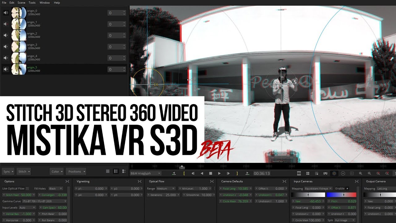 Stitch STEREO 3D 360 video with SGO Mistika VR S3D beta | Review & Tutorial