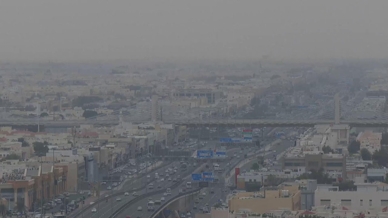 LIVE of Doha skyline