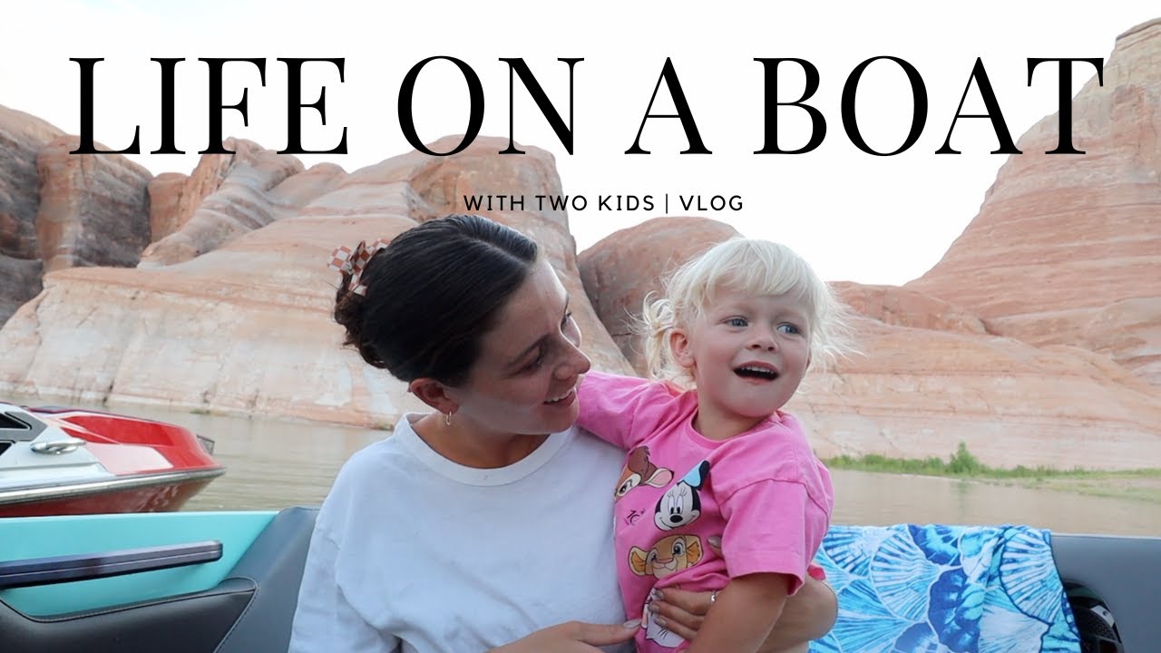 5 days on a boat with two kids | VLOG |