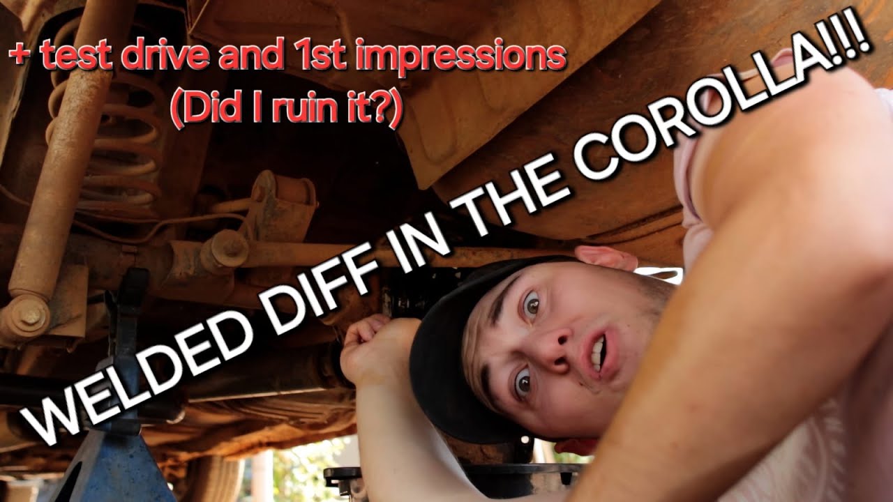 Putting a WELDED DIFF in my KE70 Corolla