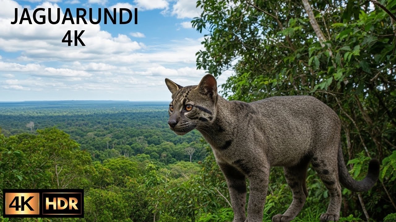 Jaguarundi 🐆 The Mysterious Cat You’ve Never Seen | Wildlife 4K​​ | #Jaguarundi #WildCats