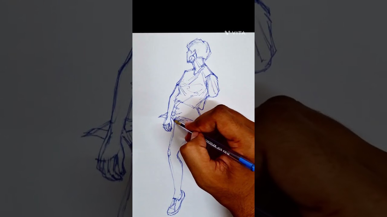Freehand Quick Gesture I Sitting Pose