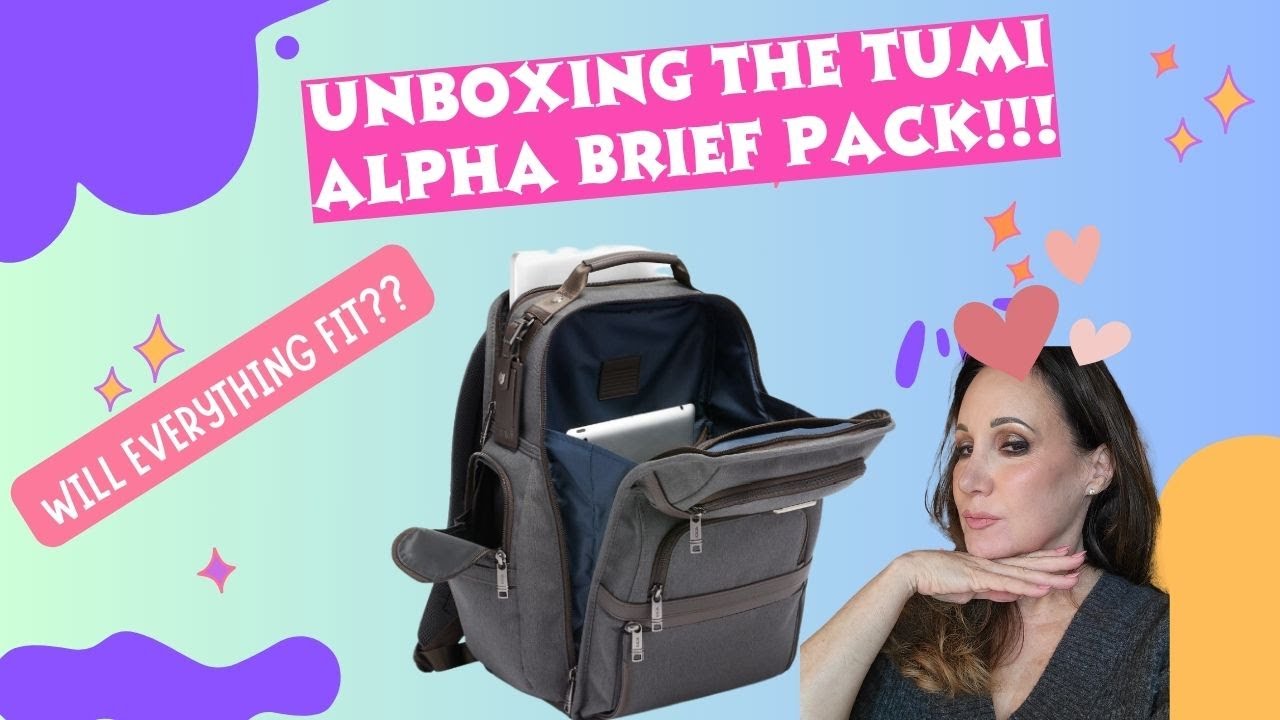 Tumi Alpha Brief Pack Unboxing!