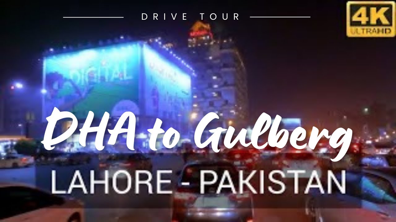 Defence to Gulberg Drive | DHA Lahore Road Tour | Driving in Lahore Pakistan | time2wander