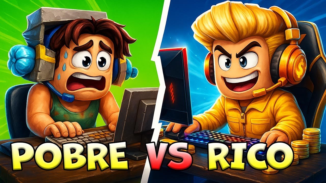 Gamer Rico vs Gamer Pobre | RICOS vs POBRES, ep 10 ( Roblox en Brookhaven)
