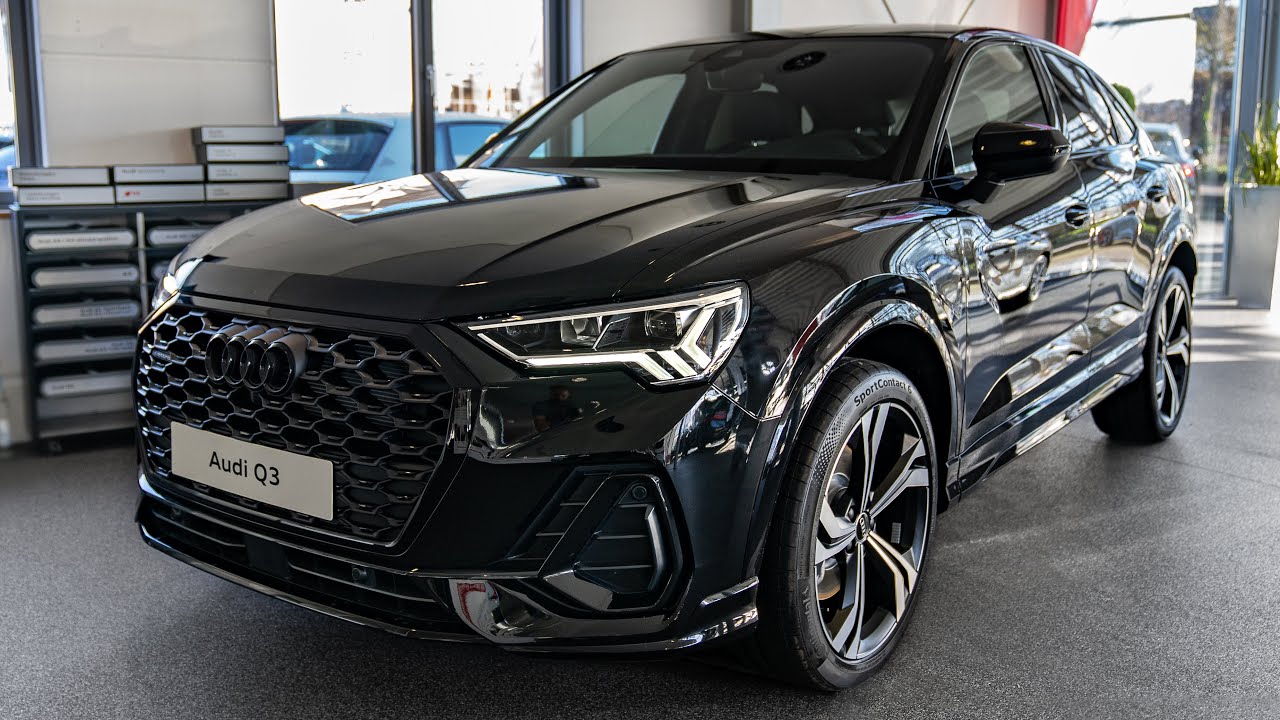 2023 Audi Q3 Sportback S line 40 TFSI quattro (190hp) - Sound, Interior and Exterior Details