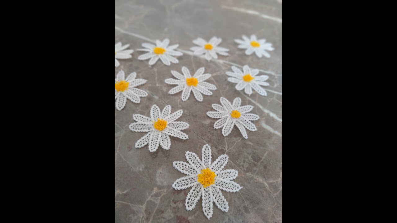 Muhteşem 2021 Mevlüt Örtüsü/Papatya Motifi yapılışı #boncuğunelemeği #diy