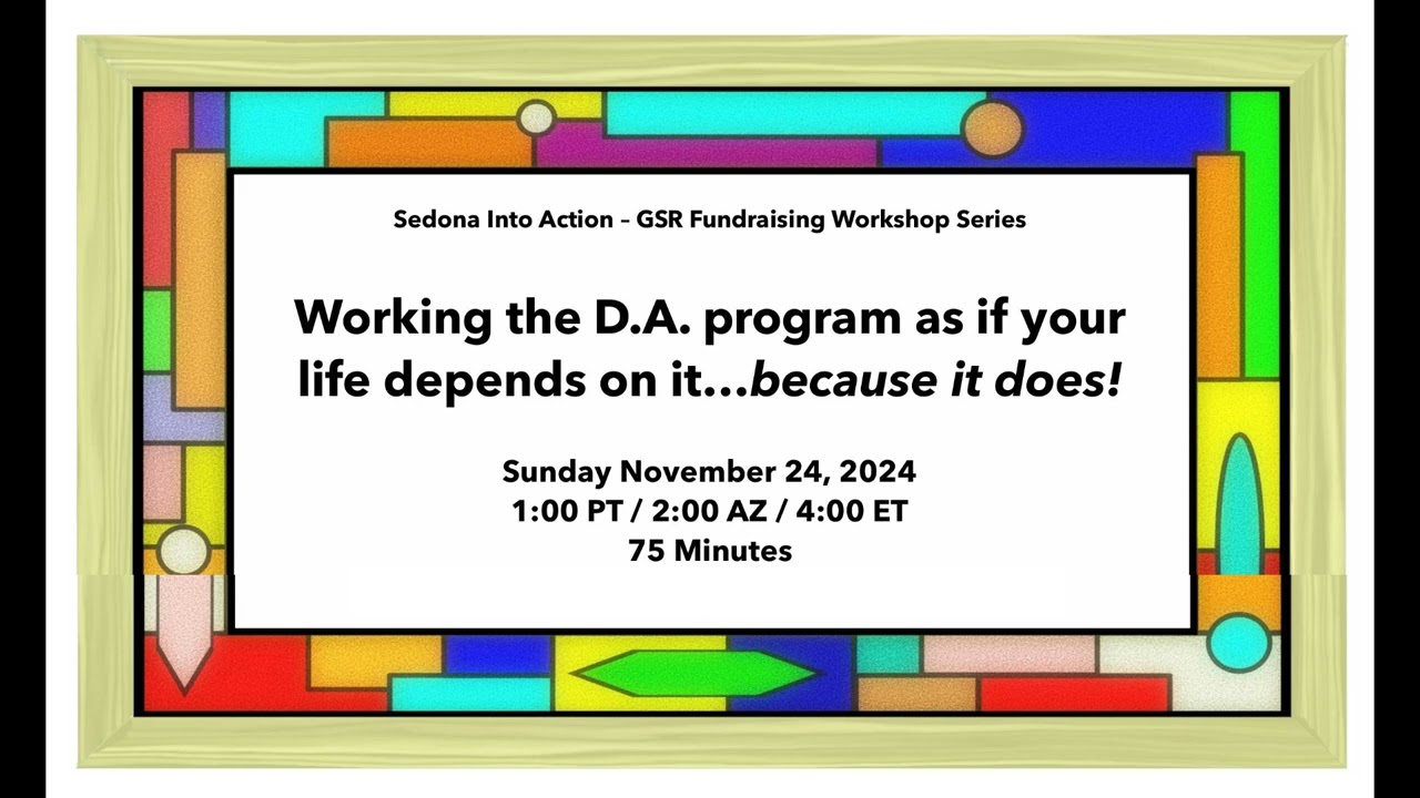 AZ Debtors Anonymous: Working the D.A. program as if your life depends on it…because it does!