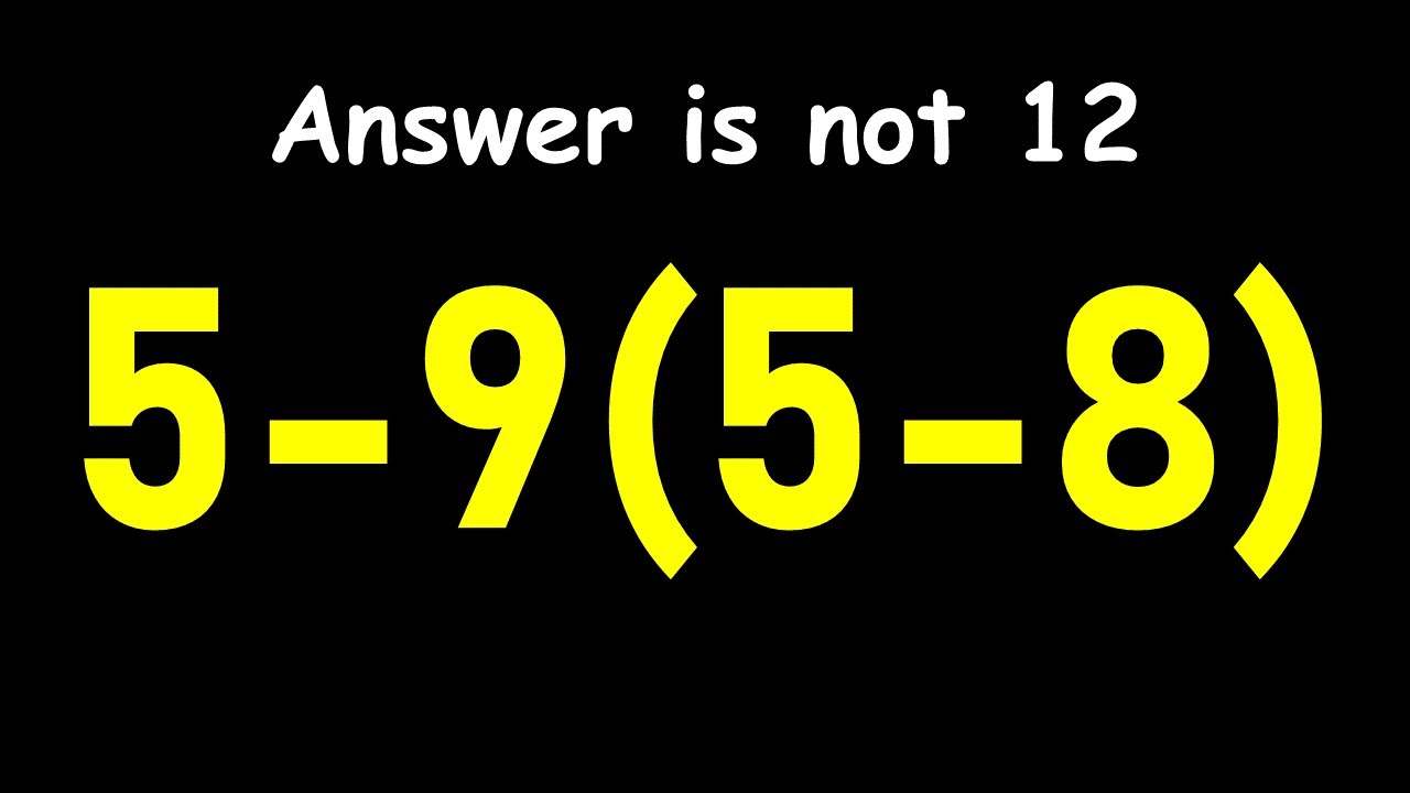 Can You Beat This Math Challenge?