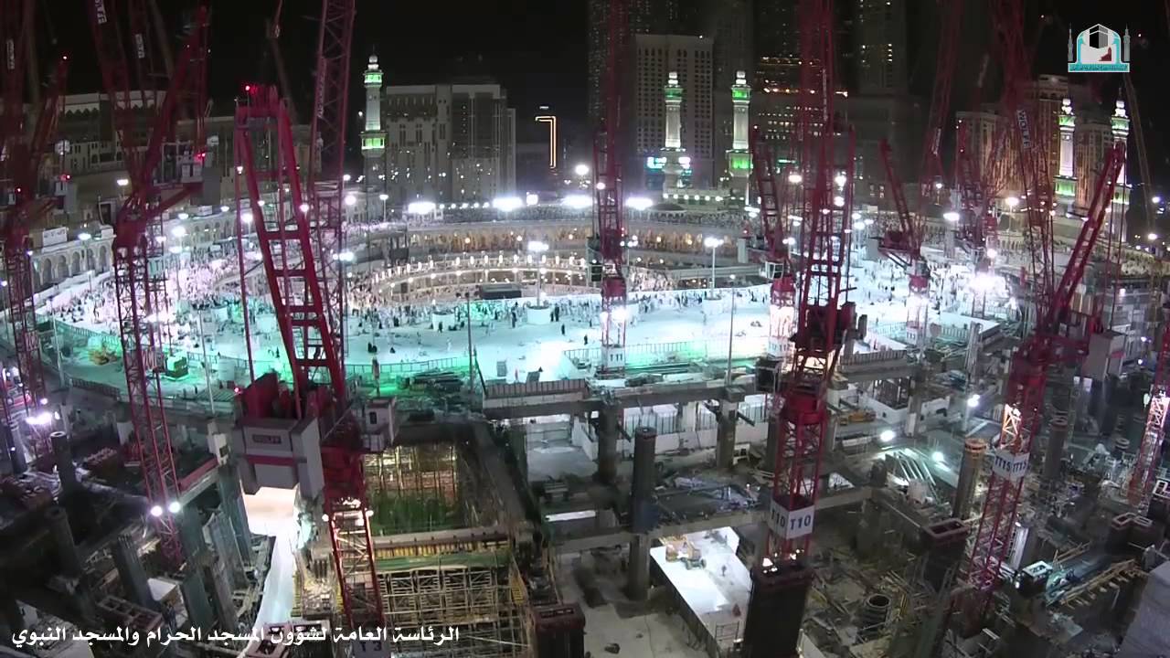 الكاميرة الطائرة داخل الحرم المكي DJI phantom test