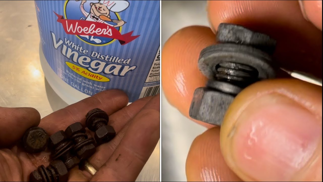 vinegar CLEANS &ldquo;nuts and bolts&rdquo;￼