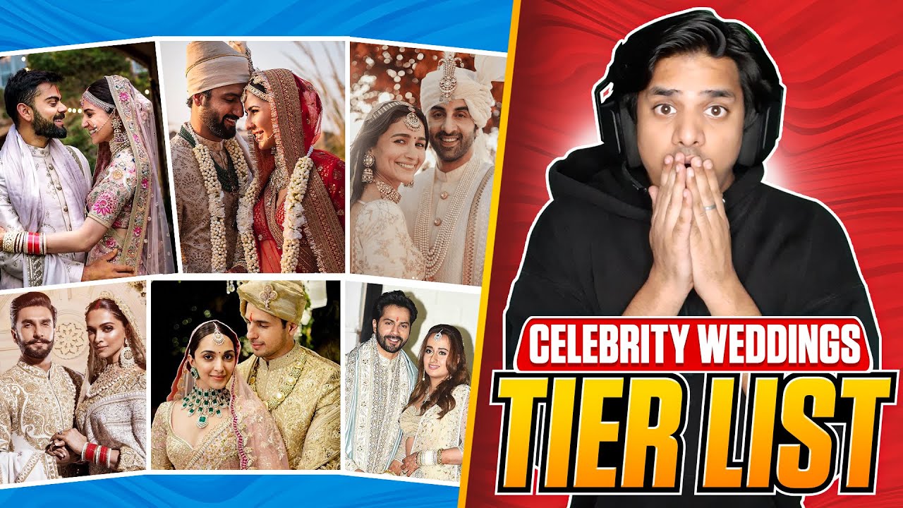 Celebrity Wedding Tier List