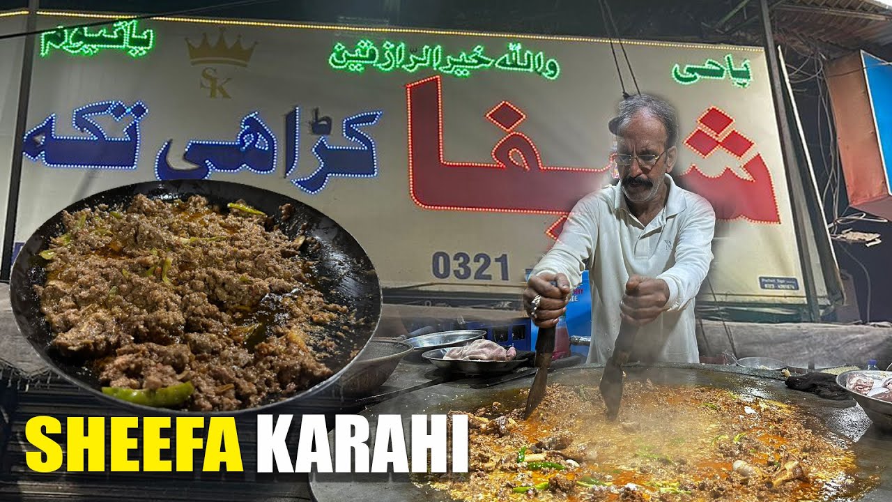 Sheefa Karahi | Mutton Qeema | Lahori vlog | Fruite Custard | Androon Lahore