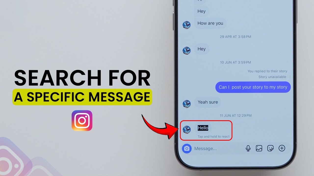 How to Search for a Specific Message on Instagram?