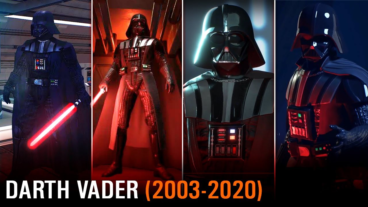 Evolution of Darth Vader In Star Wars Games From 2003 - 2020