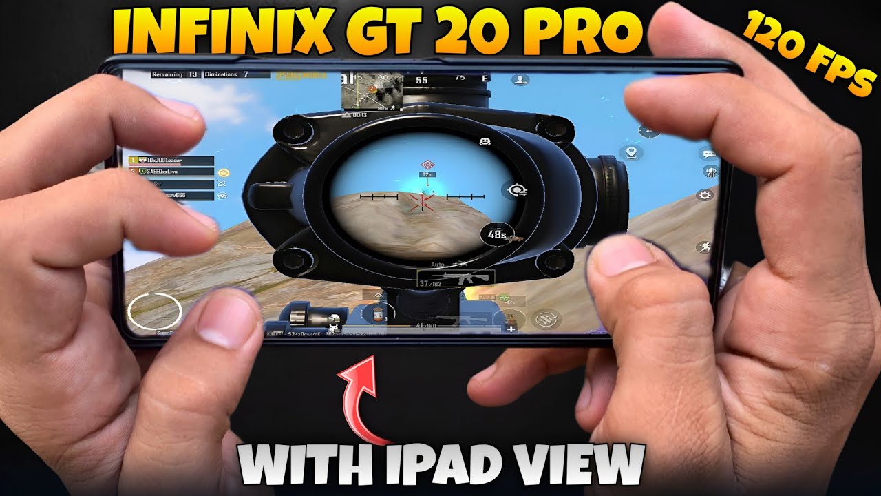 IPAD VIEW➕HANDCAME INFINIX GT 20 PRO GAMEPLAY 🥶INFINIX GT 20 PRO PUBG TEST